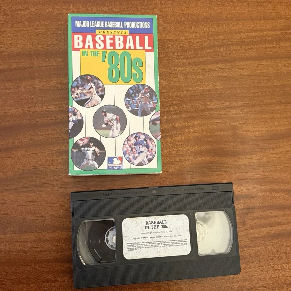 Bill James Stat Book 1988, When It Was a Game 3 VHS,‎ Baseball in the '80's VHS